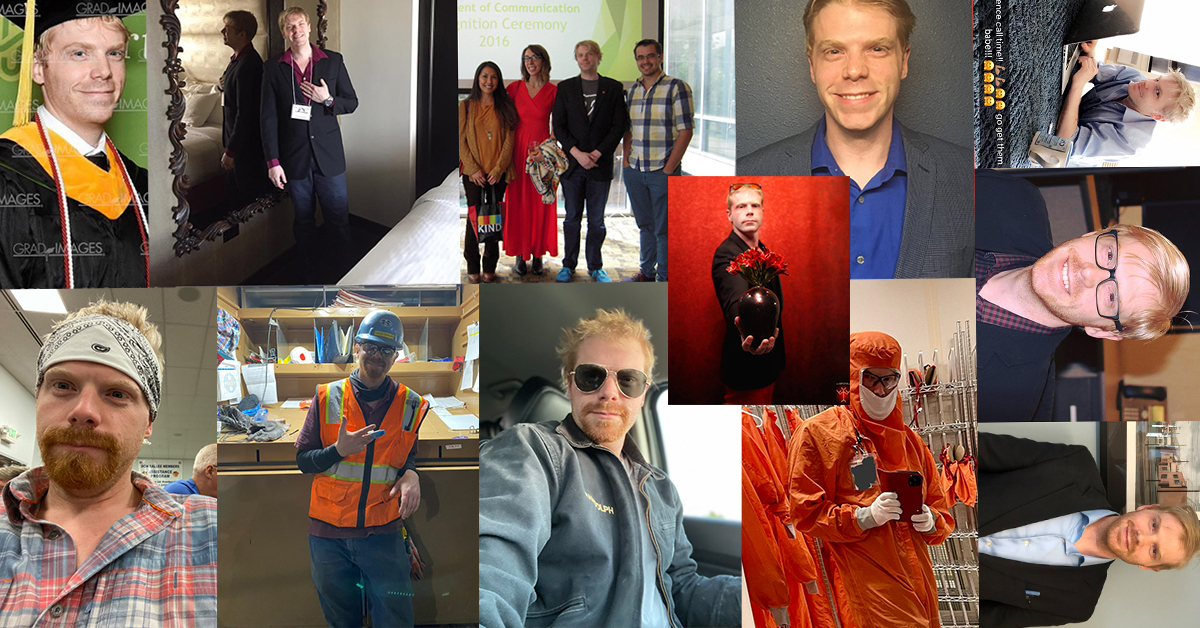 Charles Randolph in different work environments