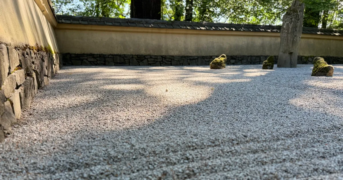 A Wall as Necessity – To Speak Online Japanese garden representing the Poetry of Charles Randolph Little Big Things