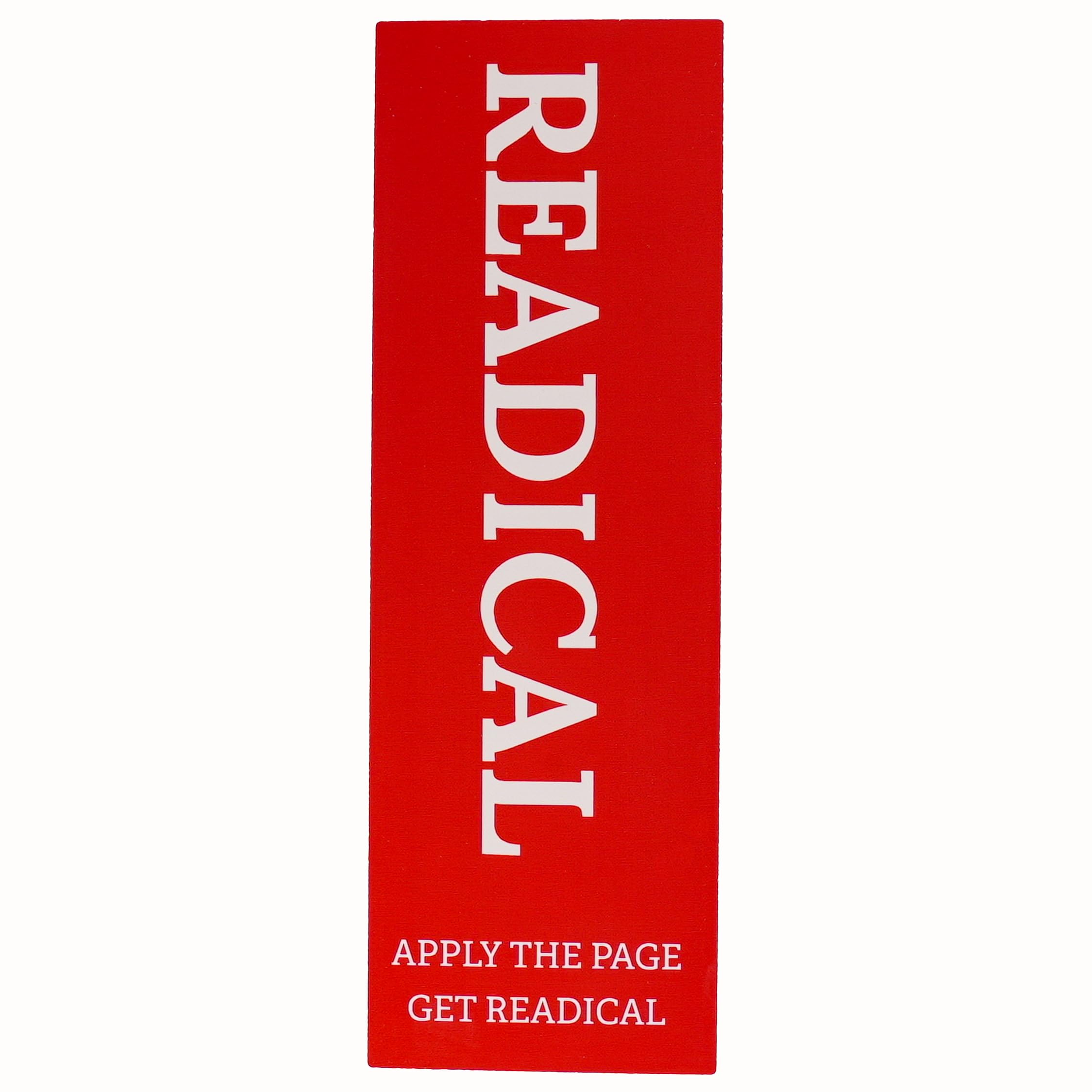 Version 100 – To Speak Online Vertical red banner with white uppercase text reading 'APPLY THE PACE' and 'GET RADICAL' (text is oriented vertically).