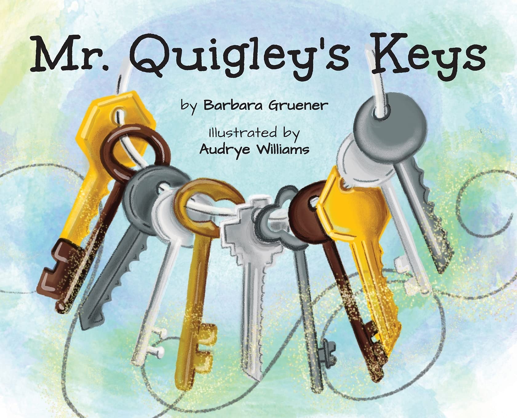 Version 100 – To Speak Online Whimsical cover with multiple colorful keys linked together against a blue-green background; title 'Mr. Quigley's Keys' appears at top.