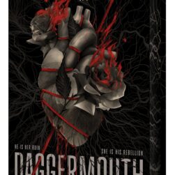 Version 100 – To Speak Online Book cover with bound grayscale roses wrapped in red rope on a dark background; author H. M. Wolfe and a partially visible title at the bottom.